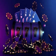 Live casino jackpot game with dealer and active players